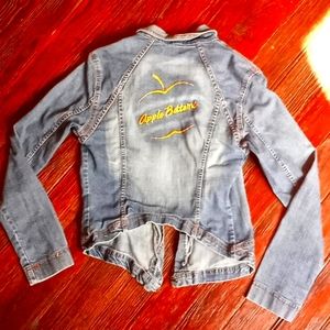 Women's 🍎 Apple Bottoms jeans denim jacket size medium